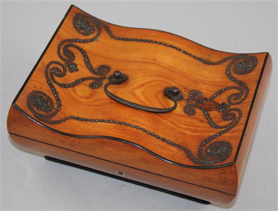 A 19th century French necessaire, 7.25in.